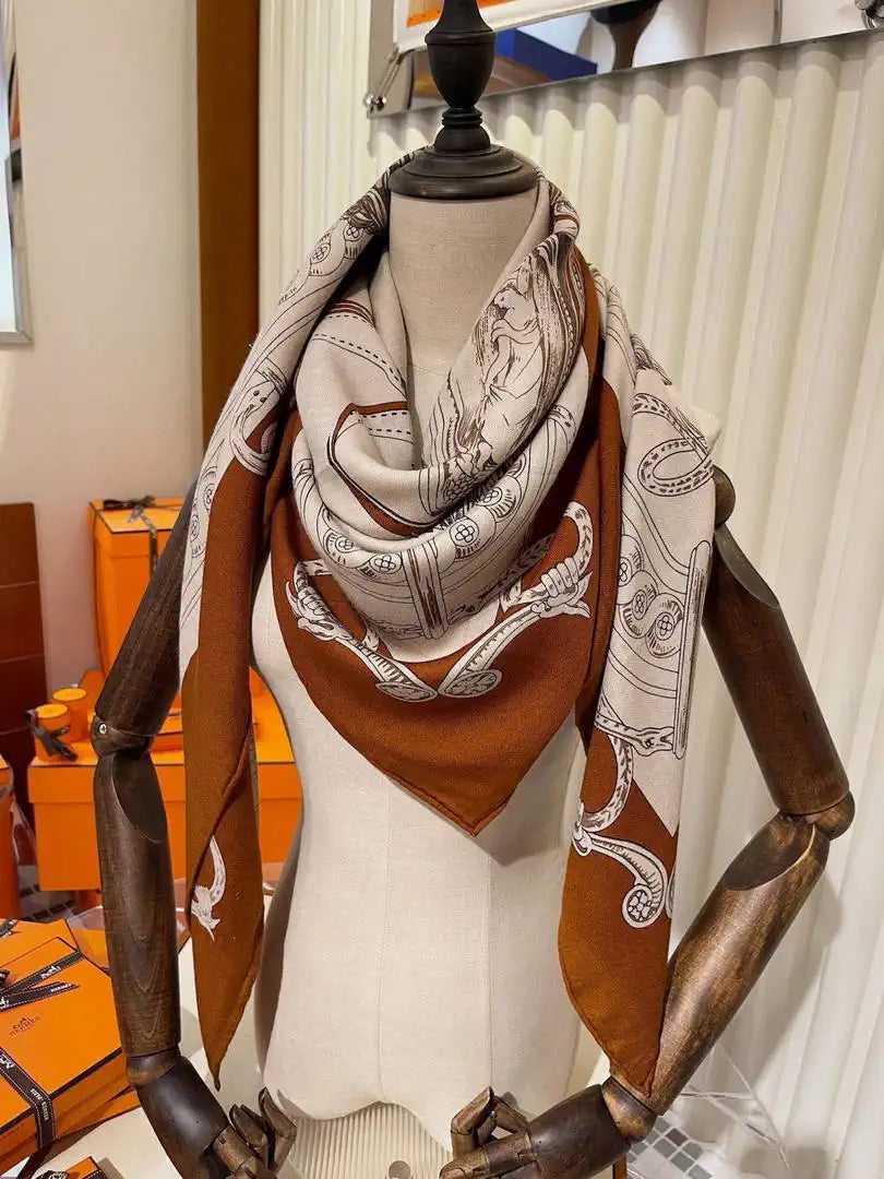 Hermes Dressage Tressage Scarves Fashion 140 Scarf H22840