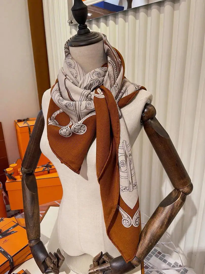 Hermes Dressage Tressage Scarves Fashion 140 Scarf H22840