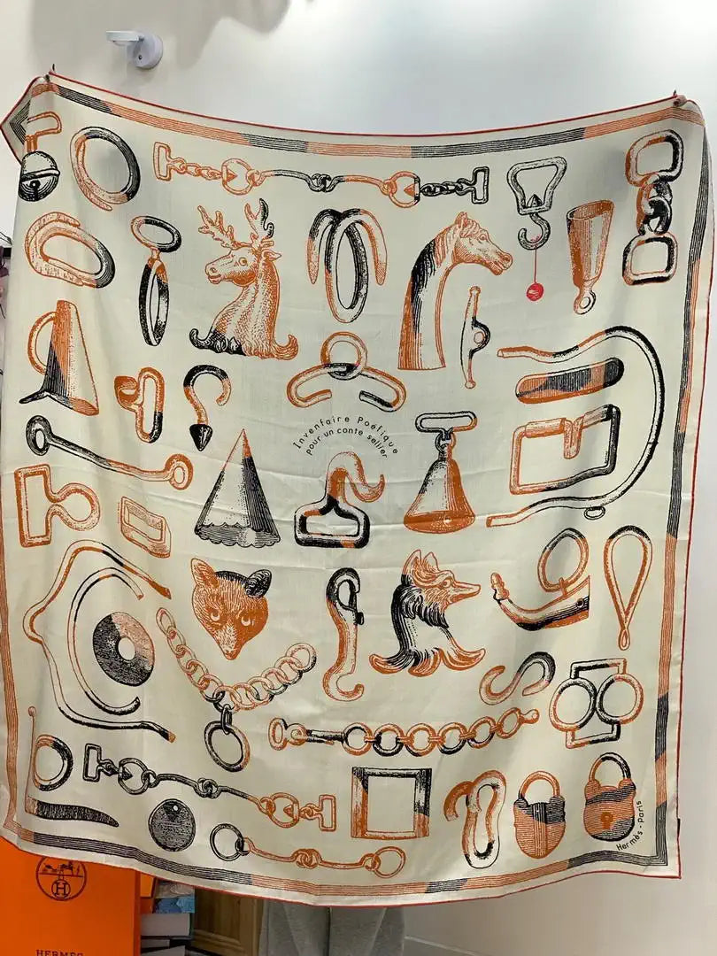 Hermes Dressage Tressage Scarves Fashion Scarf H22804