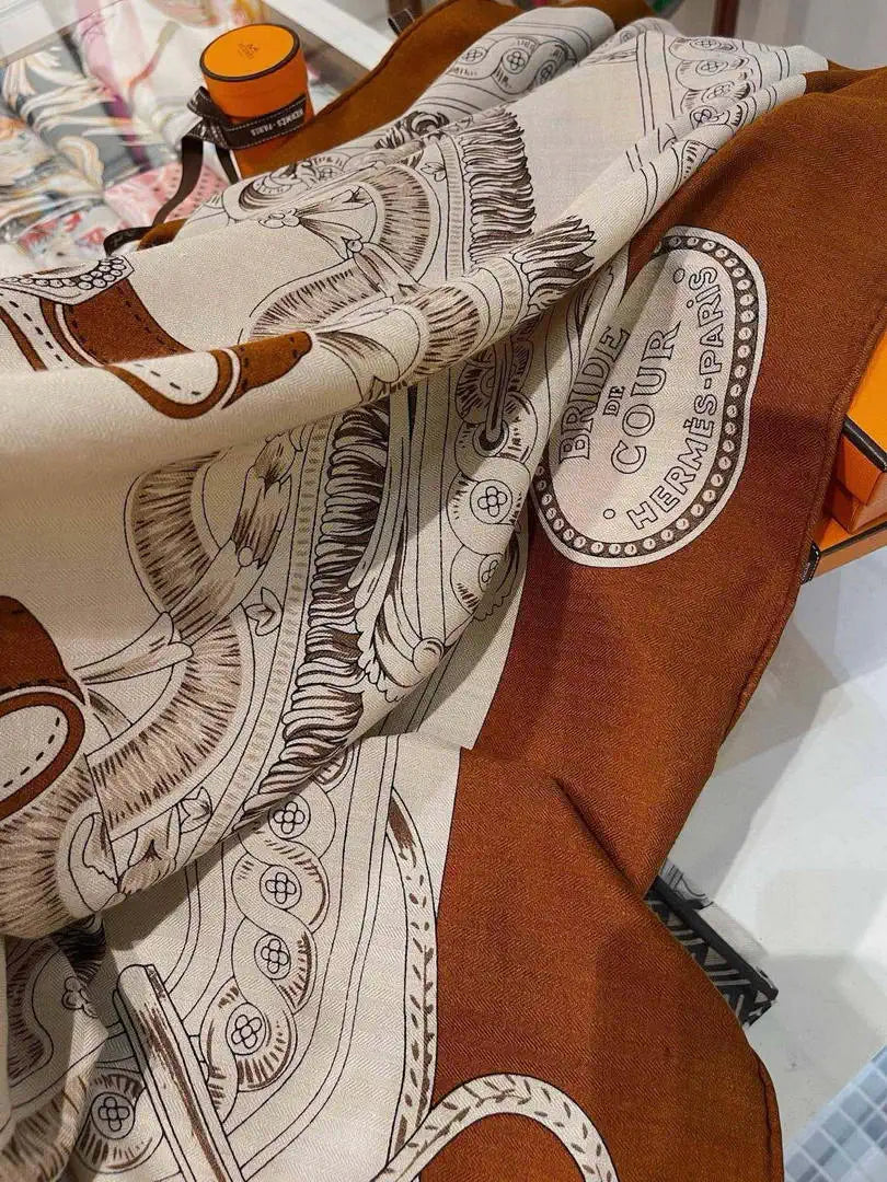 Hermes Dressage Tressage Scarves Fashion 140 Scarf H22840
