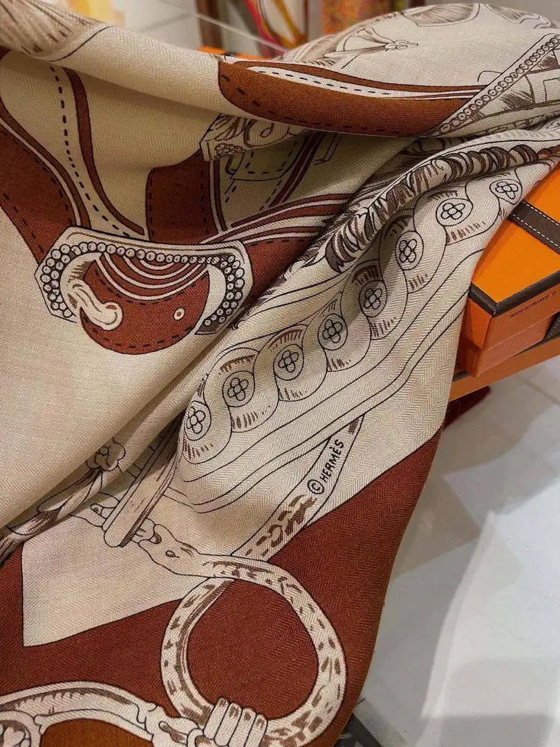 Hermes Dressage Tressage Scarves Fashion 140 Scarf H22840