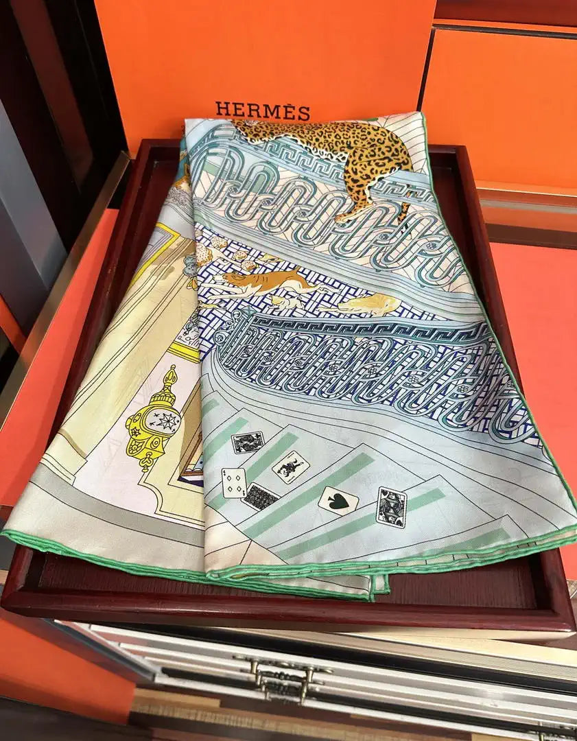 Hermes Dressage Tressage Scarves Fashion 140 Scarf H22841