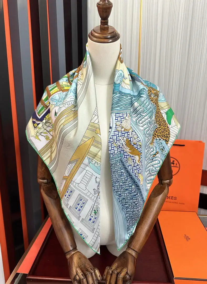 Hermes Dressage Tressage Scarves Fashion 140 Scarf H22841