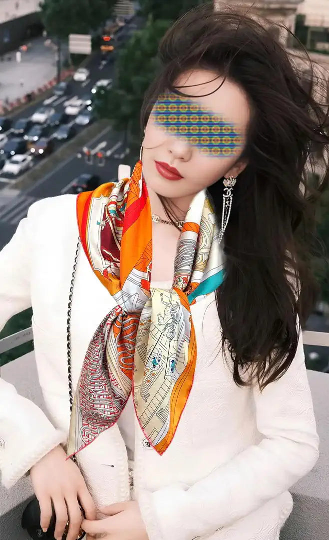 Hermes Dressage Tressage Scarves Fashion 140 Scarf H22842