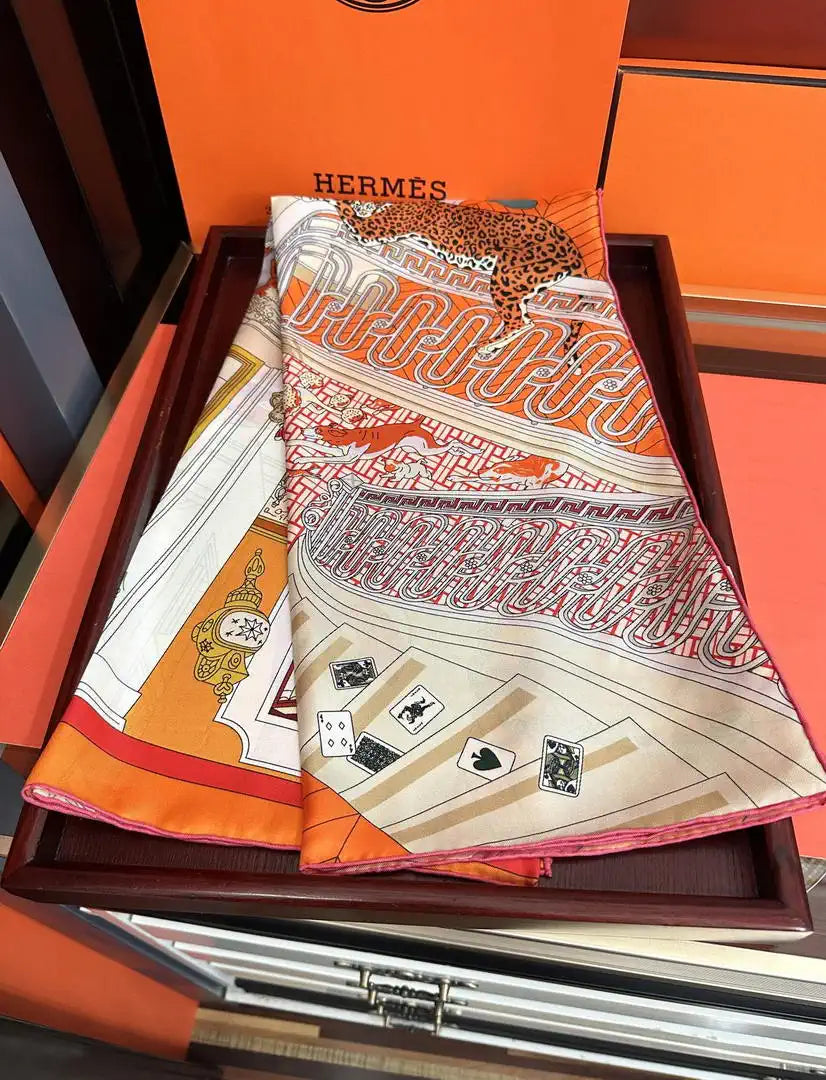 Hermes Dressage Tressage Scarves Fashion 140 Scarf H22842