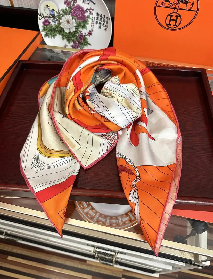 Hermes Dressage Tressage Scarves Fashion 140 Scarf H22842