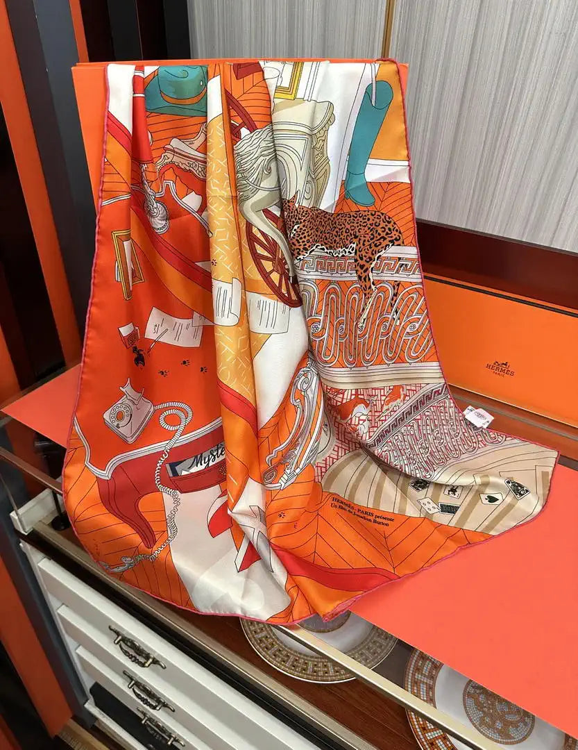 Hermes Dressage Tressage Scarves Fashion 140 Scarf H22842