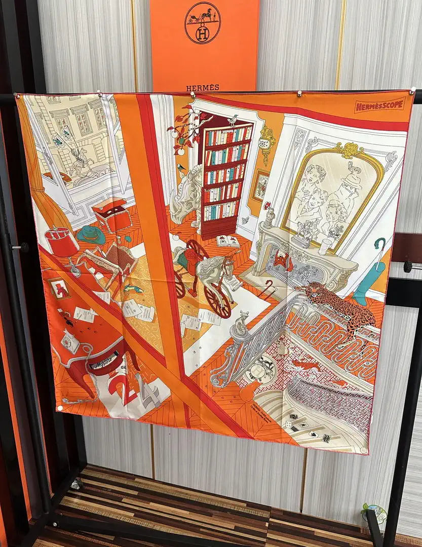 Hermes Dressage Tressage Scarves Fashion 140 Scarf H22842