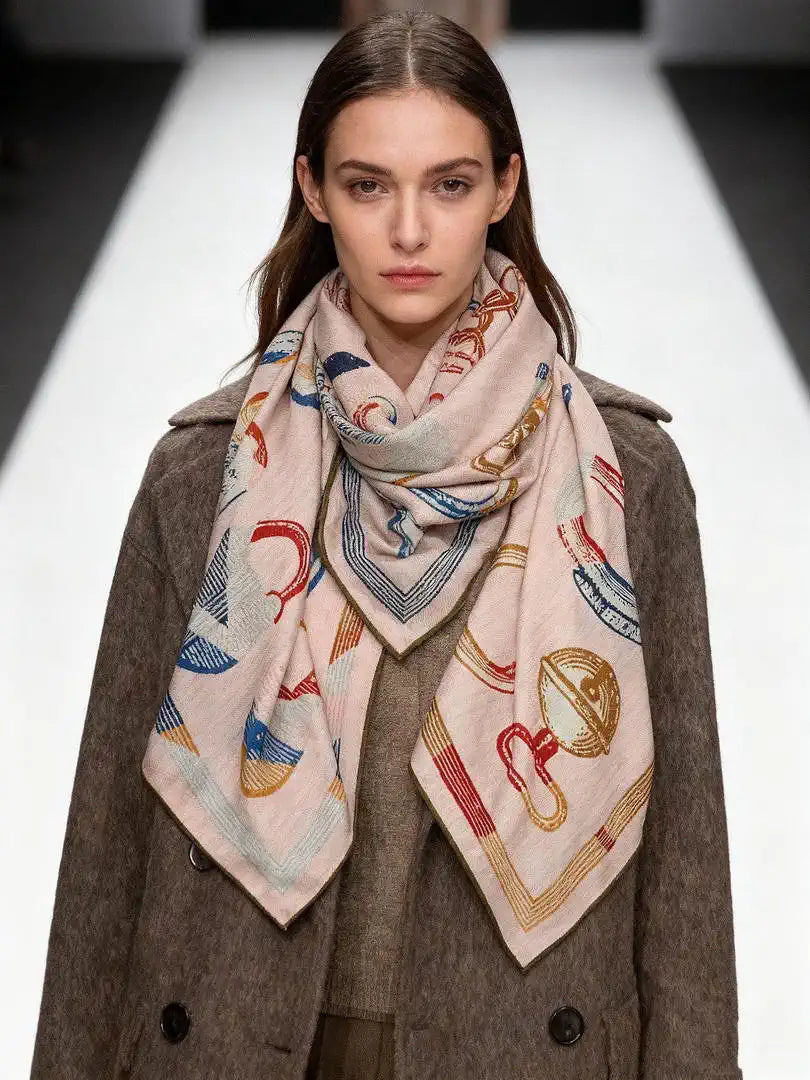 Hermes Dressage Tressage Scarves Fashion Scarf H22805