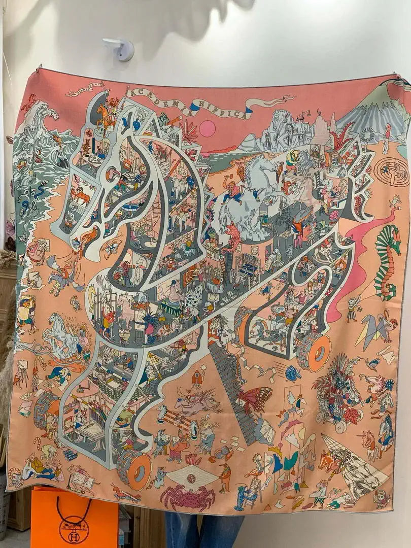 Hermes Dressage Tressage Scarves Fashion 140 Scarf H22843