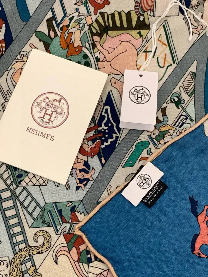 Hermes Dressage Tressage Scarves Fashion 140 Scarf H22844