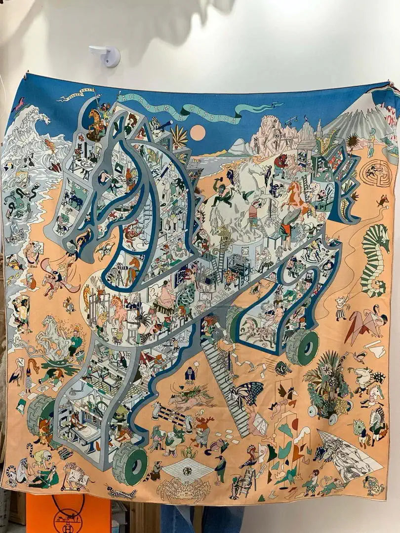 Hermes Dressage Tressage Scarves Fashion 140 Scarf H22844