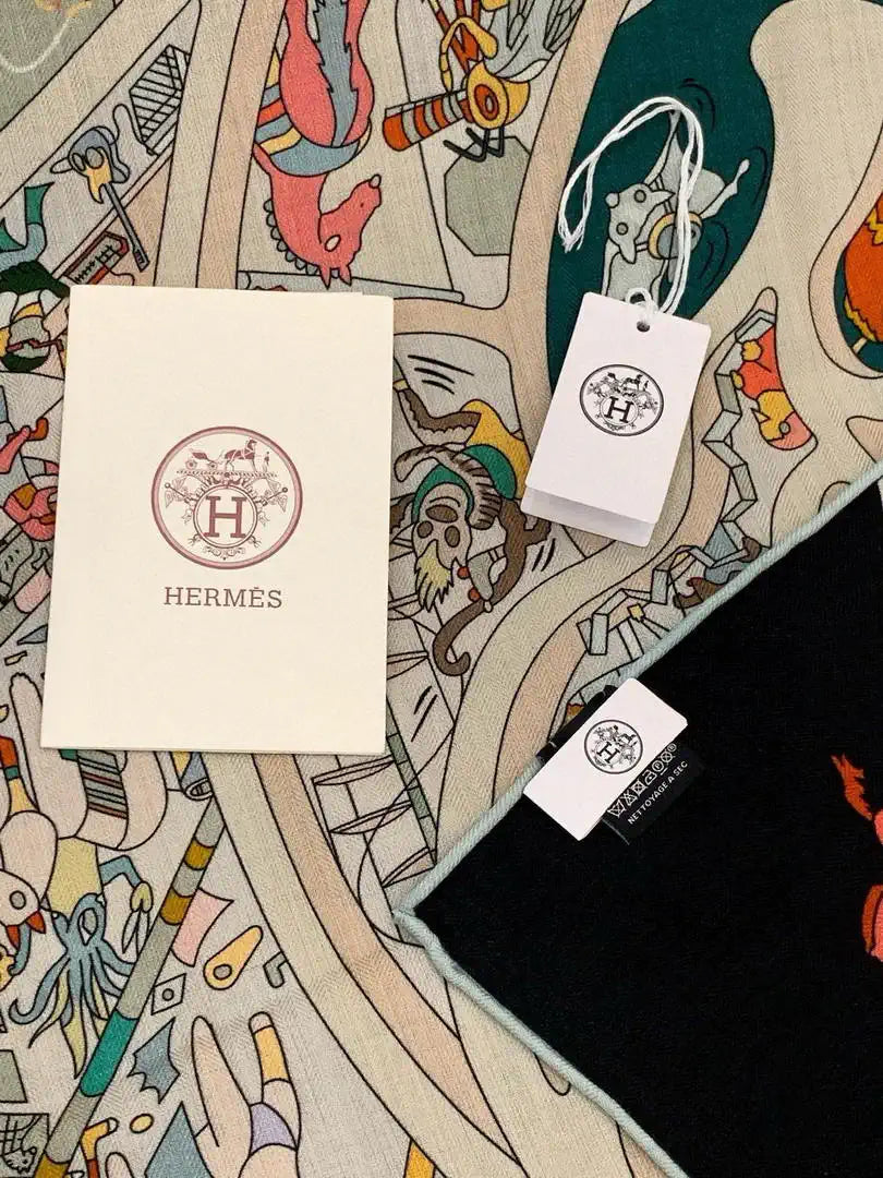 Hermes Dressage Tressage Scarves Fashion 140 Scarf H22845