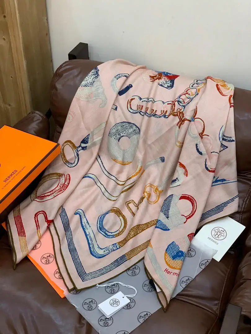 Hermes Dressage Tressage Scarves Fashion Scarf H22805