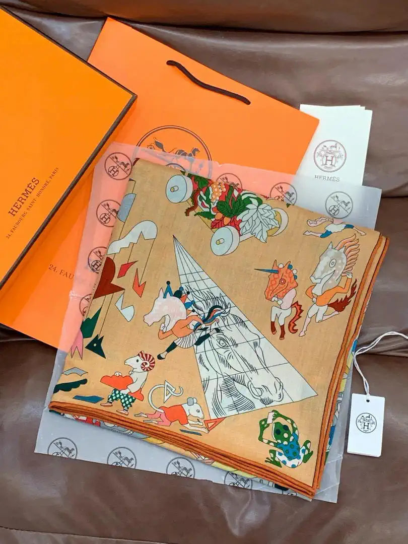 Hermes Dressage Tressage Scarves Fashion 140 Scarf H22848