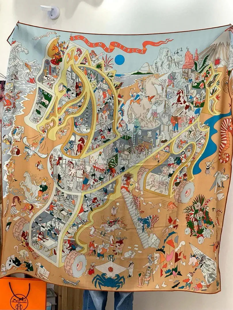 Hermes Dressage Tressage Scarves Fashion 140 Scarf H22848