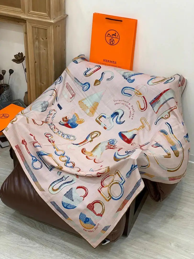 Hermes Dressage Tressage Scarves Fashion Scarf H22805