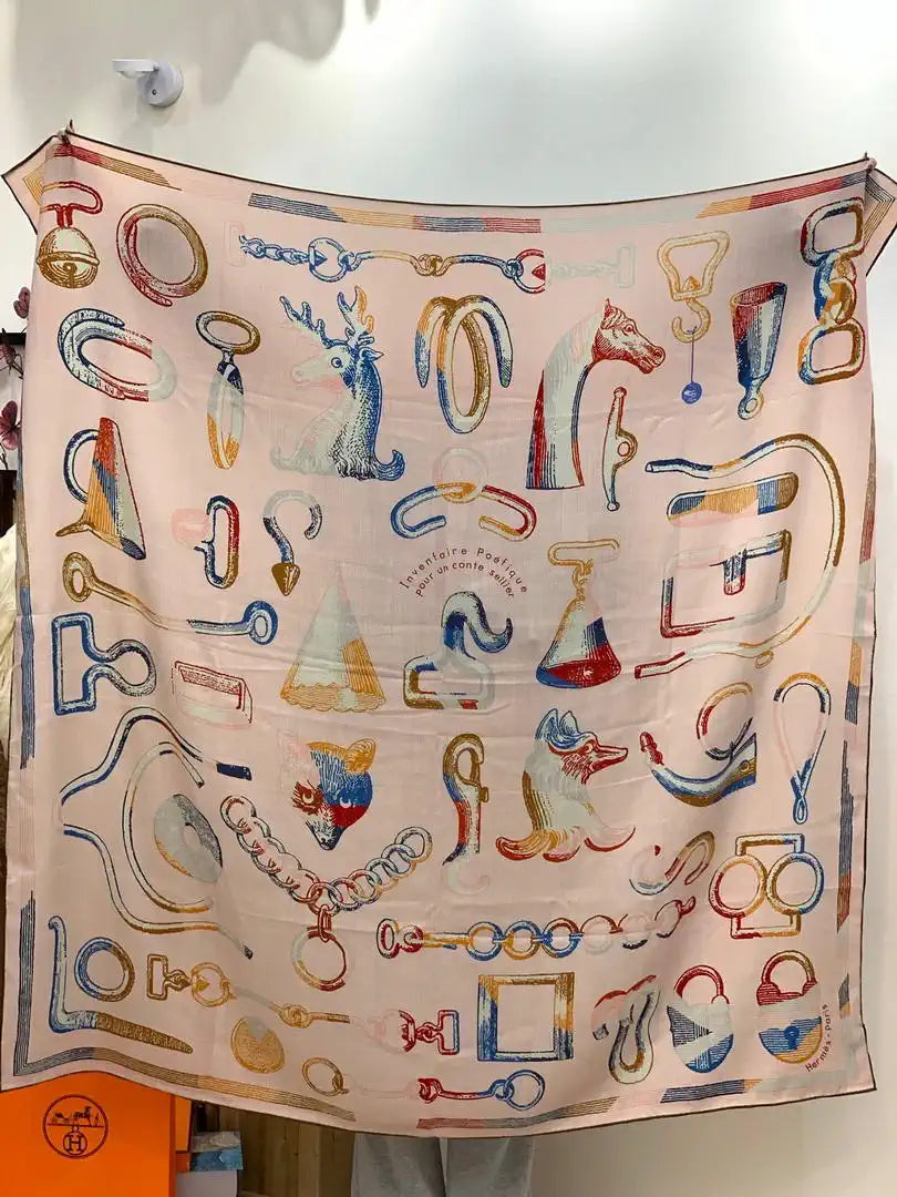 Hermes Dressage Tressage Scarves Fashion Scarf H22805