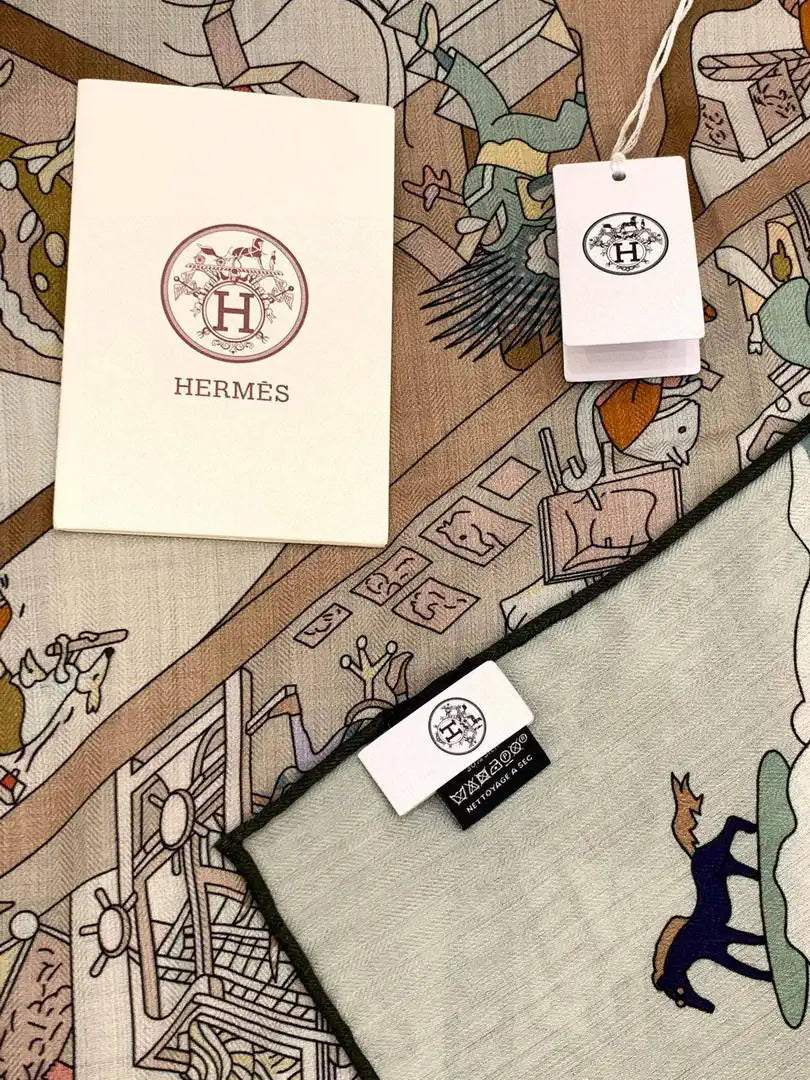 Hermes Dressage Tressage Scarves Fashion 140 Scarf H22850