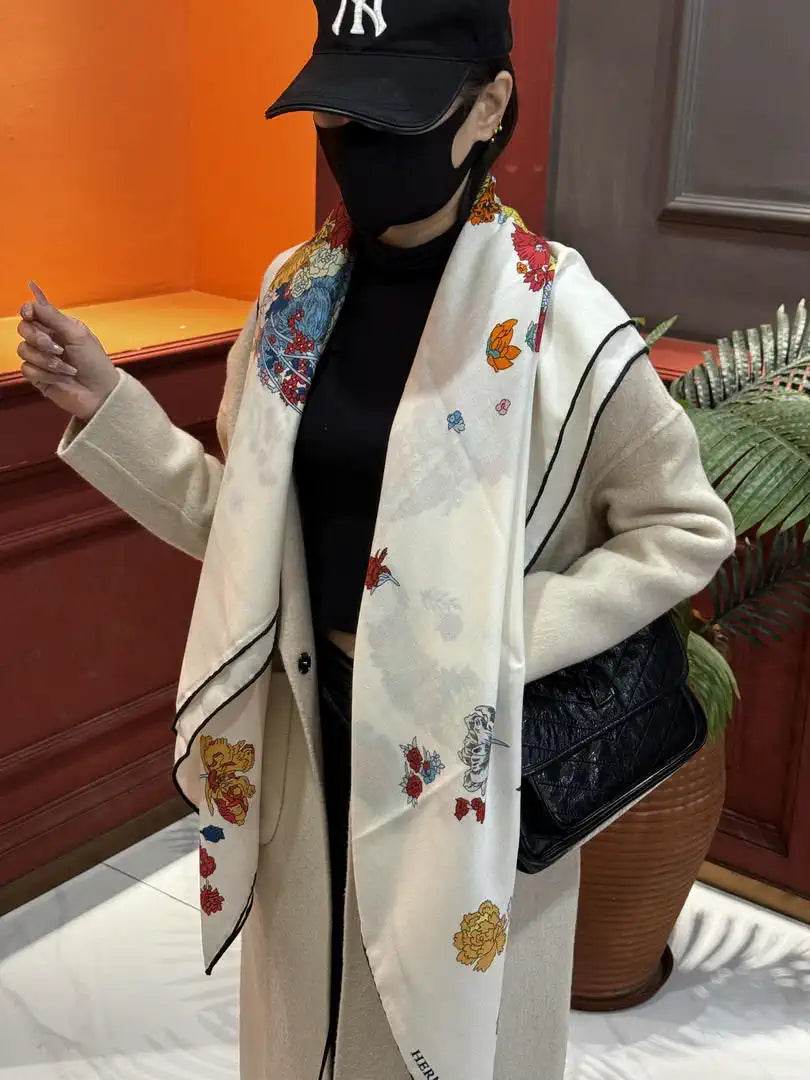 Hermes Dressage Tressage Scarves Fashion 140 Scarf H22852
