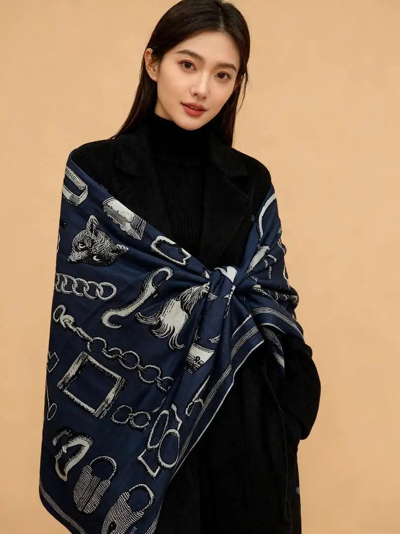 Hermes Dressage Tressage Scarves Fashion Scarf H22806