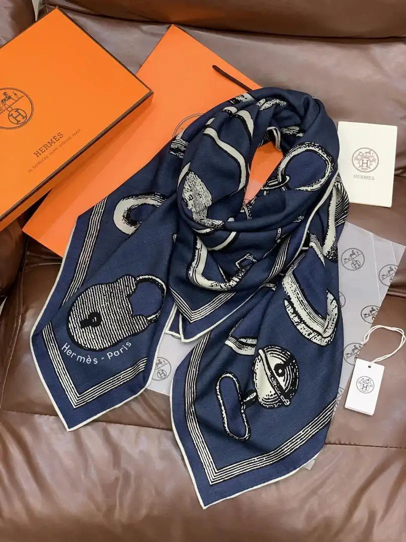Hermes Dressage Tressage Scarves Fashion Scarf H22806
