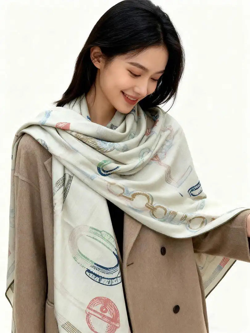 Hermes Dressage Tressage Scarves Fashion Scarf H22807