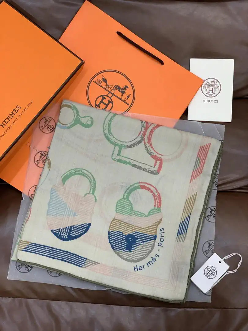 Hermes Dressage Tressage Scarves Fashion Scarf H22807