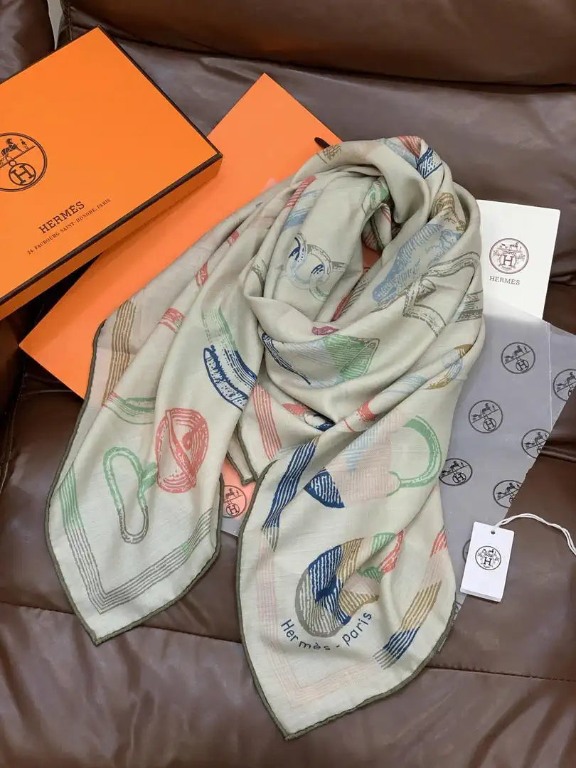 Hermes Dressage Tressage Scarves Fashion Scarf H22807