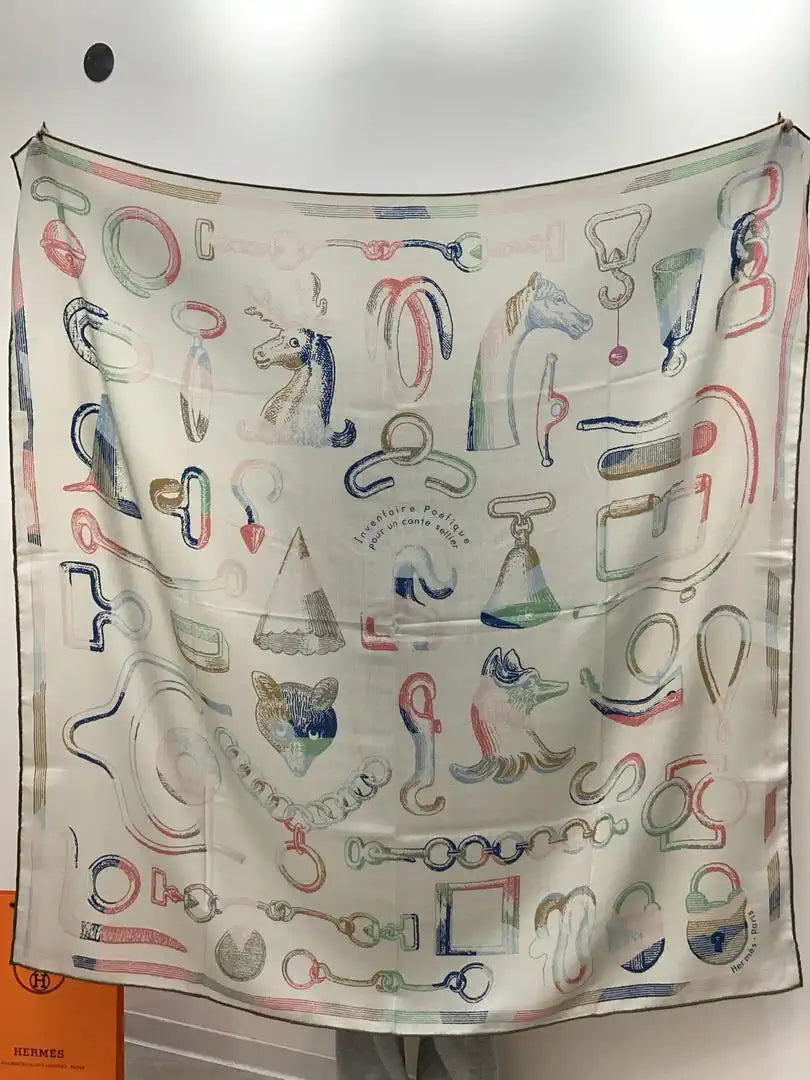 Hermes Dressage Tressage Scarves Fashion Scarf H22807