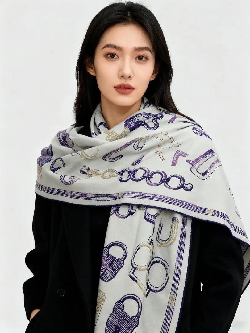 Hermes Dressage Tressage Scarves Fashion Scarf H22808