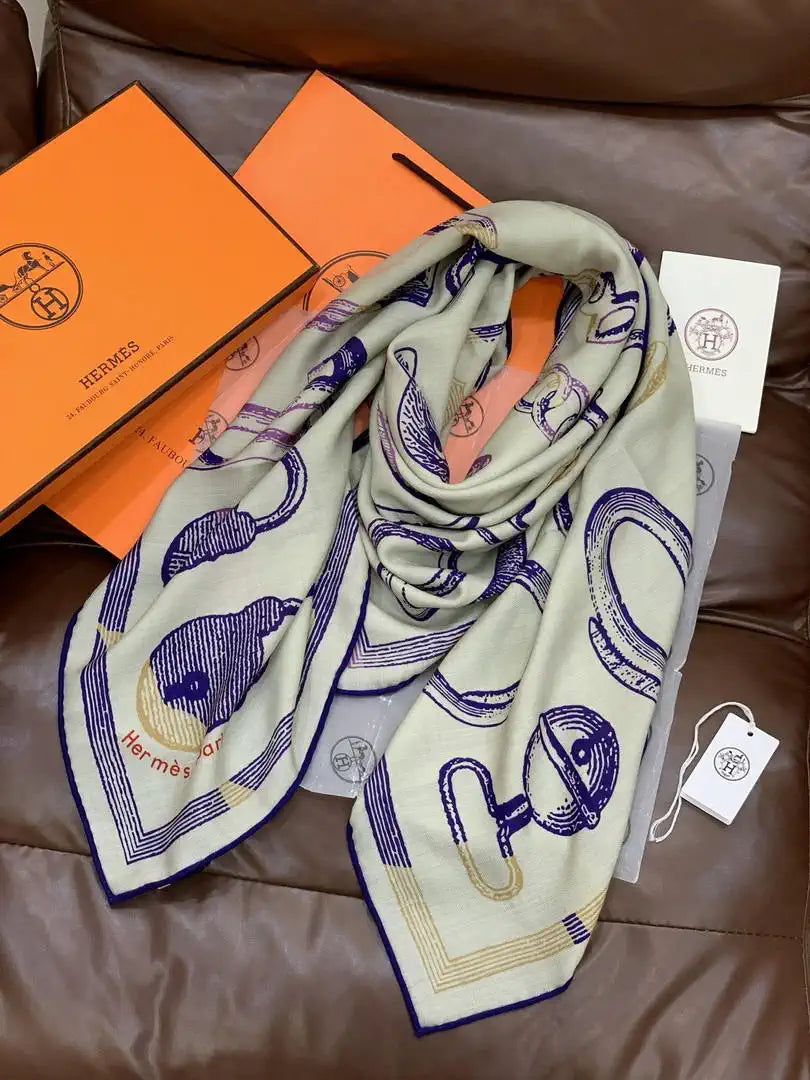 Hermes Dressage Tressage Scarves Fashion Scarf H22808