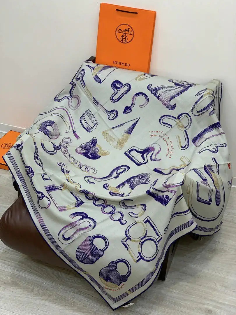 Hermes Dressage Tressage Scarves Fashion Scarf H22808