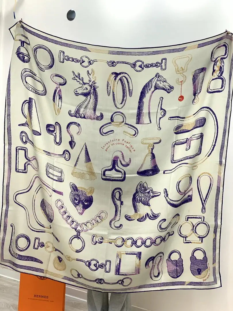 Hermes Dressage Tressage Scarves Fashion Scarf H22808