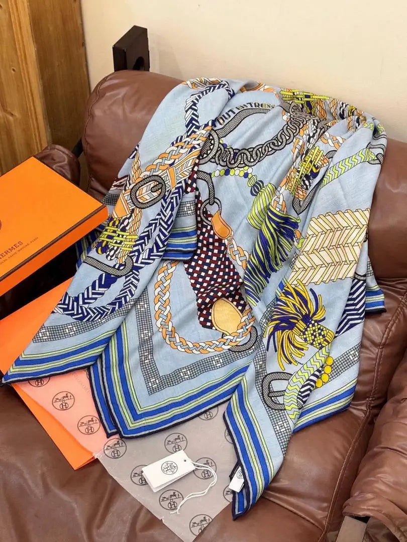 Hermes Dressage Tressage Scarves Fashion Scarf H22809