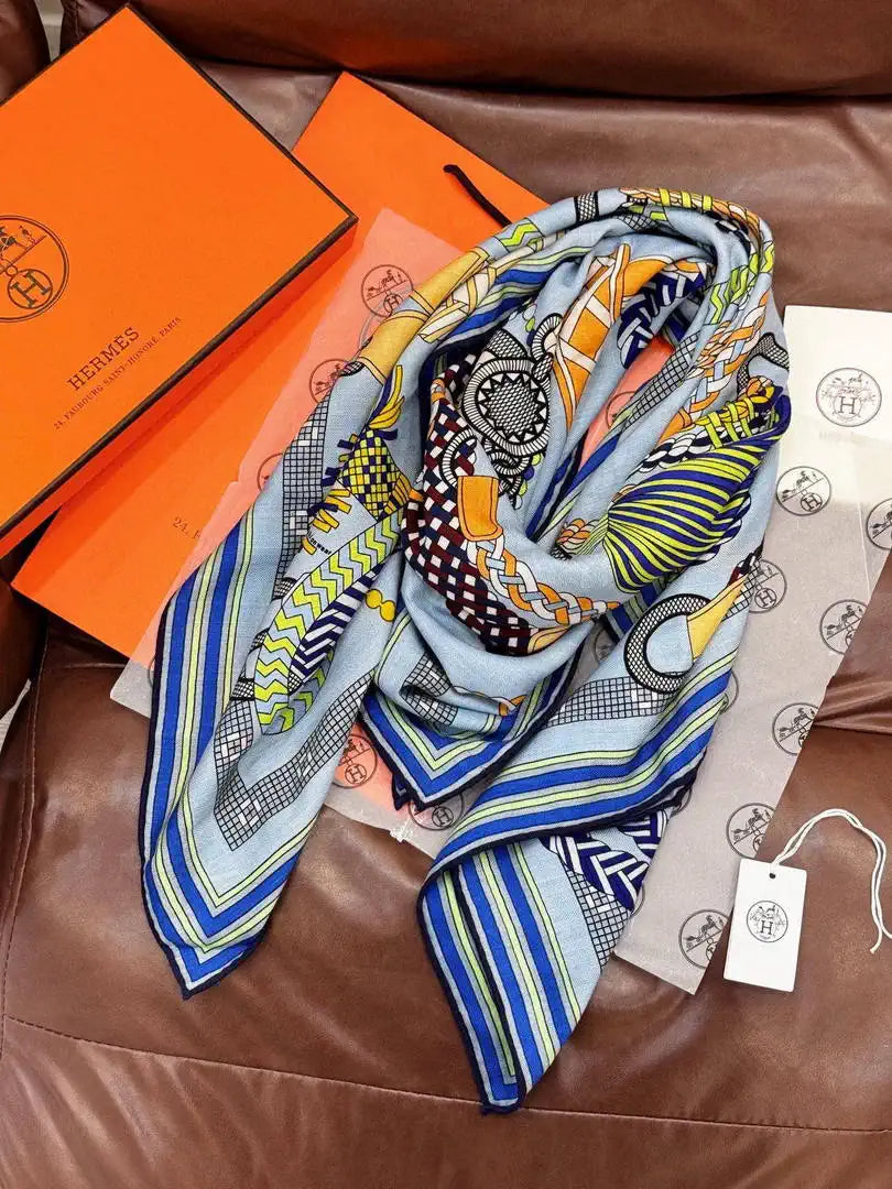 Hermes Dressage Tressage Scarves Fashion Scarf H22809