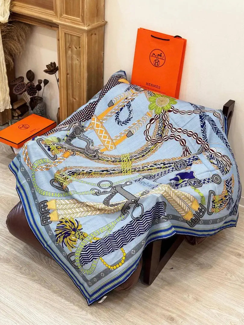 Hermes Dressage Tressage Scarves Fashion Scarf H22809