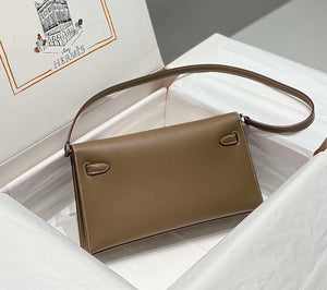Hermes Epsom Kelly Elan Shoulder Bag H232002 - Gold - View 3