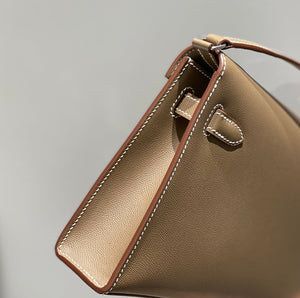Hermes Epsom Kelly Elan Shoulder Bag H232002 - Gold - View 5