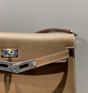 Hermes Epsom Kelly Elan Shoulder Bag H232002 - Gold - View 6