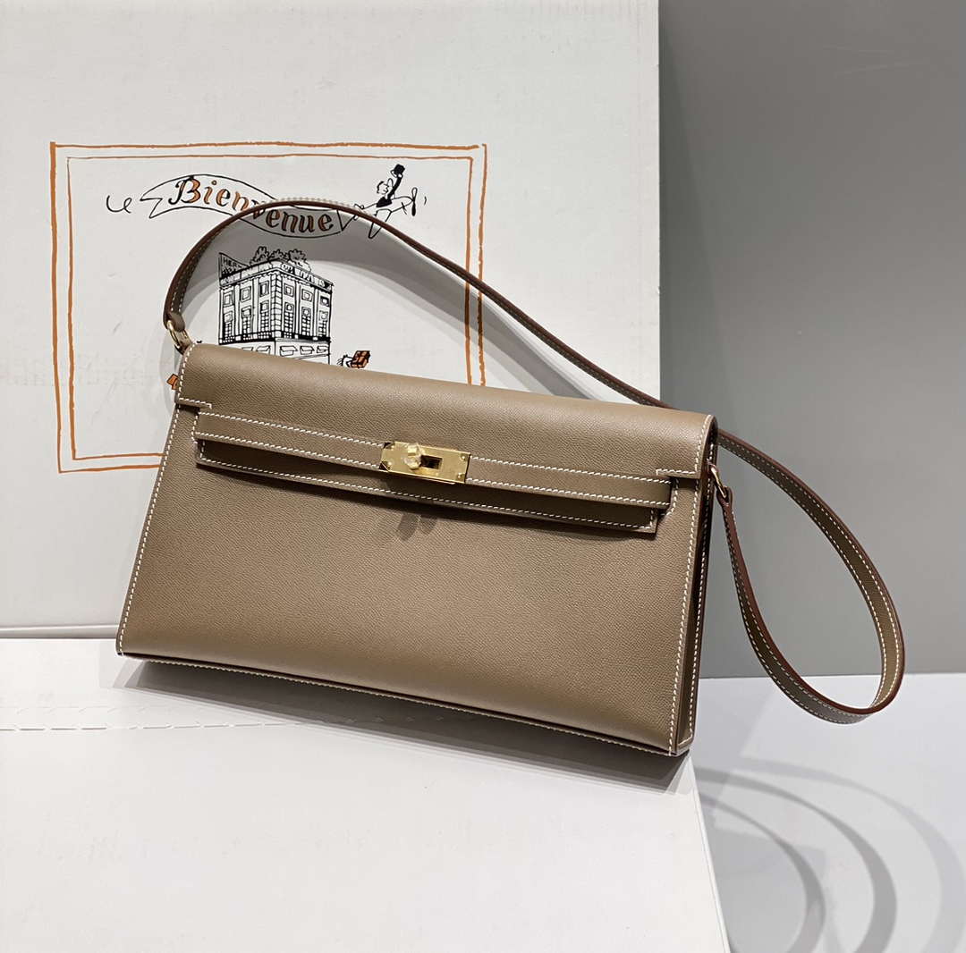 Hermes Epsom Kelly Elan Shoulder Bag H232002
