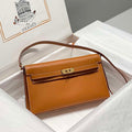 Hermes Epsom Kelly Elan Shoulder Bag H232003 - Gold - View 1
