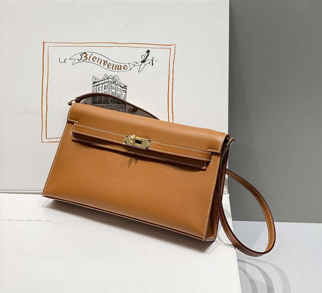 Hermes Epsom Kelly Elan Shoulder Bag H232003