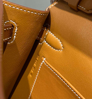 Hermes Epsom Kelly Elan Shoulder Bag H232003 - Gold - View 8