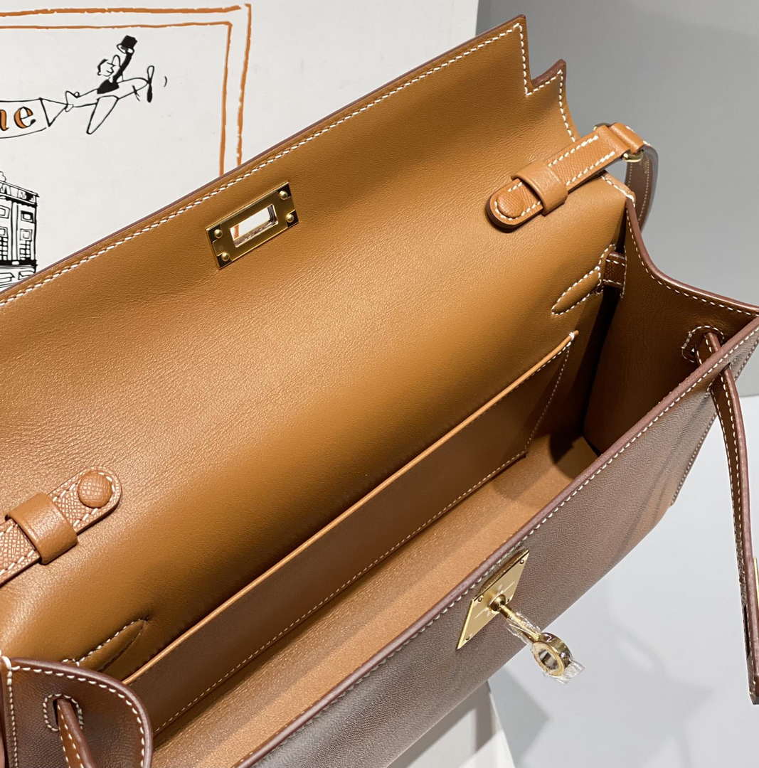 Hermes Epsom Kelly Elan Shoulder Bag H232003