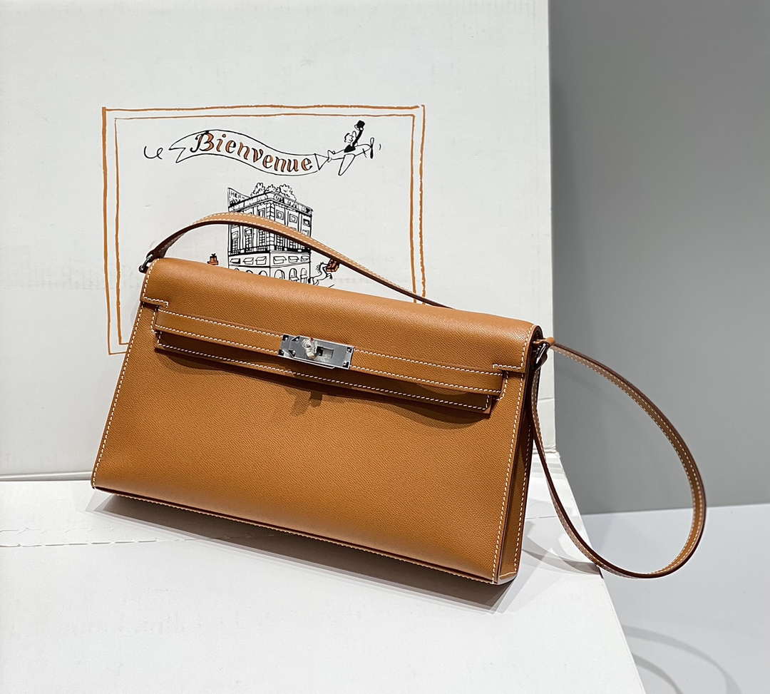 Hermes Epsom Kelly Elan Shoulder Bag H232003
