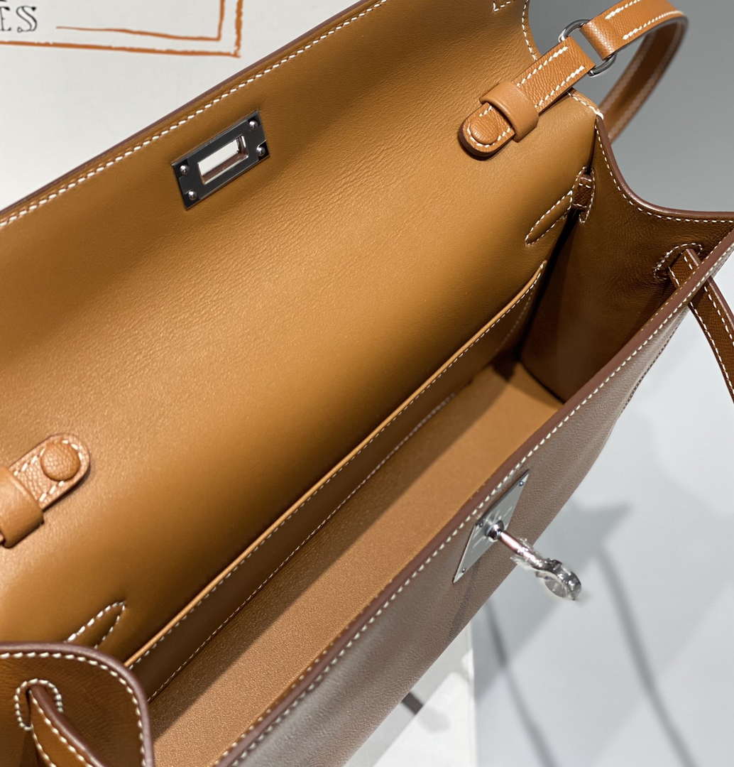 Hermes Epsom Kelly Elan Shoulder Bag H232003