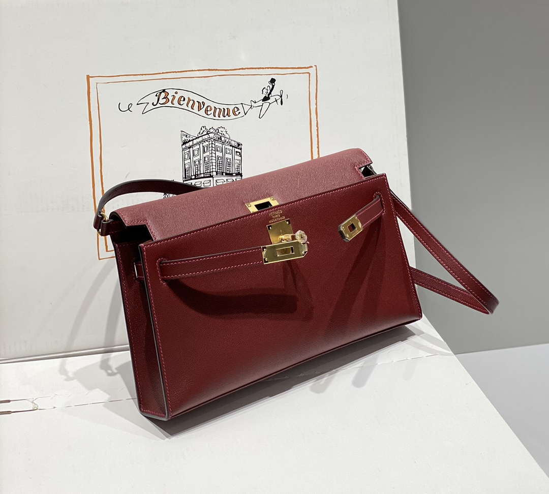 Hermes Epsom Kelly Elan Shoulder Bag H232004