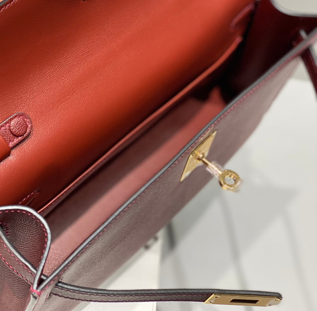 Hermes Epsom Kelly Elan Shoulder Bag H232004