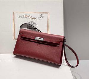 Hermes Epsom Kelly Elan Shoulder Bag H232004 - Gold - View 11